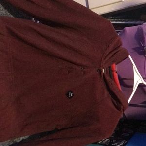 Black and red hoodie